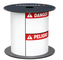 LabelMax™ Die-Cut Danger (Bilingual Spanish) Supply - 4x6