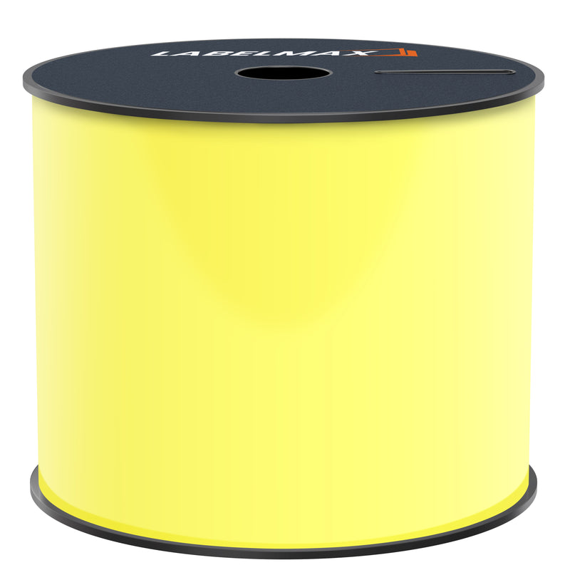 LabelMax 4 inch Hi-Vis Yellow Label Tape