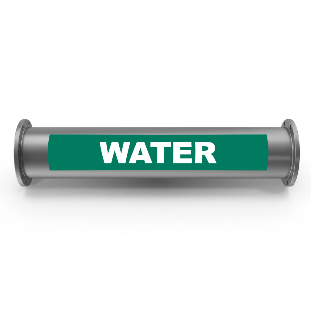 Water Pipe Marking Label