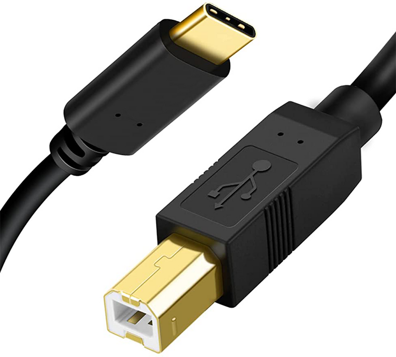 USB-B to USB-C Cable for all Viscom Printers
